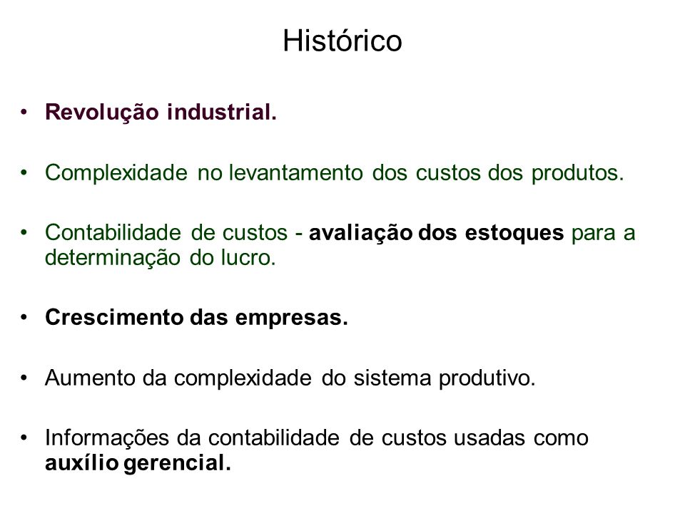 Histórico Revolução industrial.