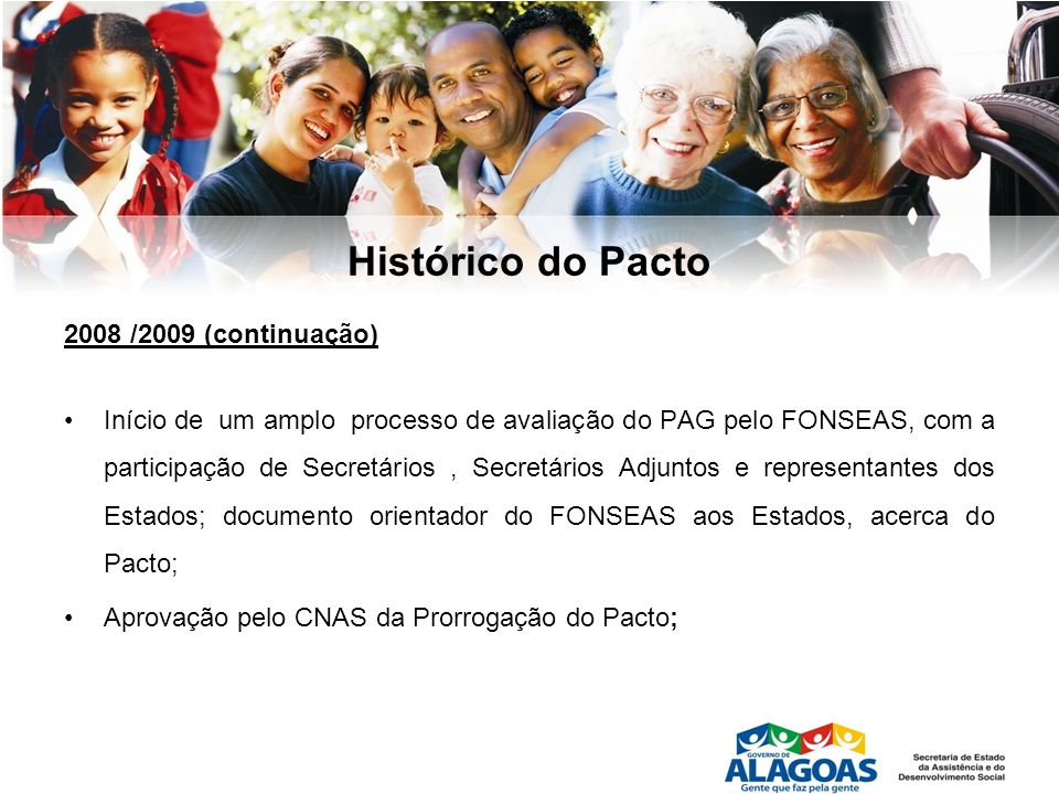 Histórico do Pacto 2008 /2009 (continuação)