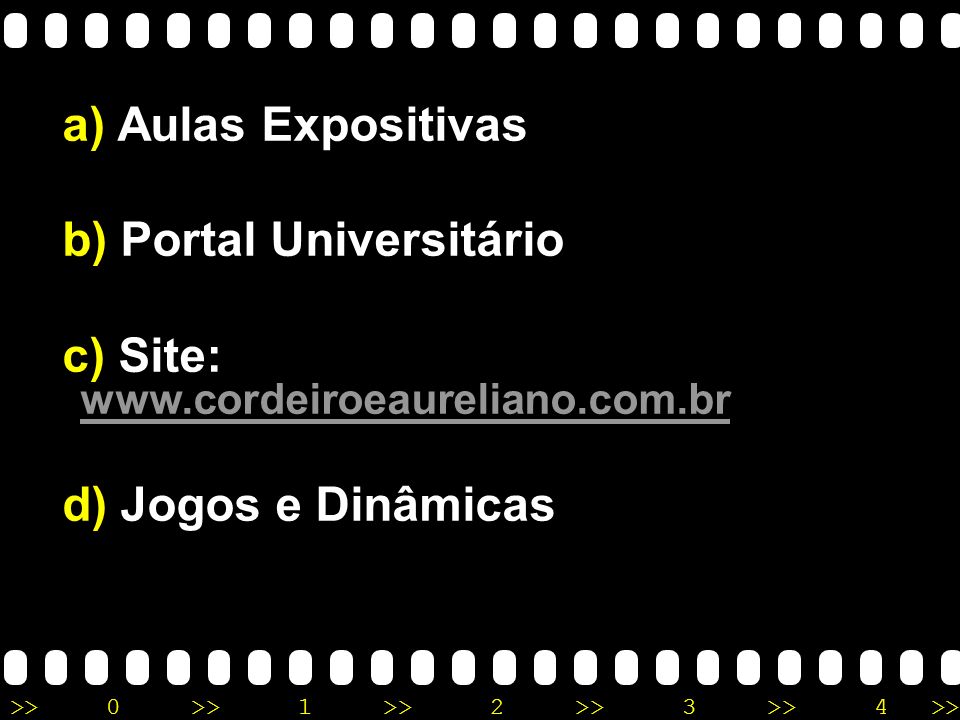Aulas Expositivas Portal Universitário Site:   Jogos e Dinâmicas