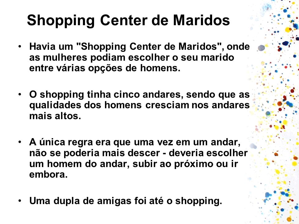 Shopping Center de Maridos