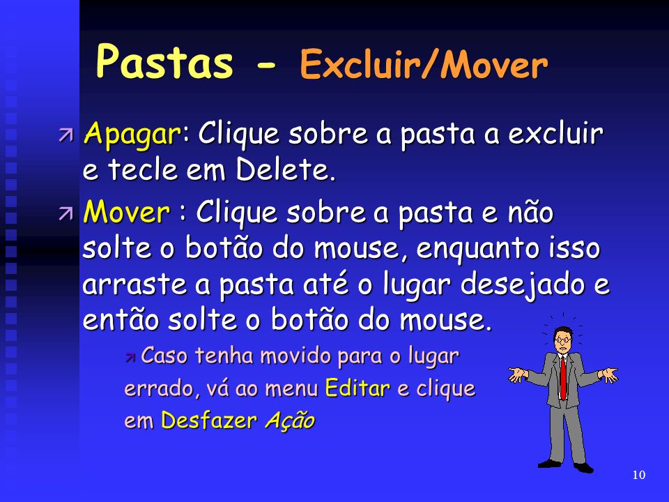 Pastas - Excluir/Mover