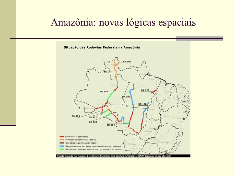 Amazônia: novas lógicas espaciais