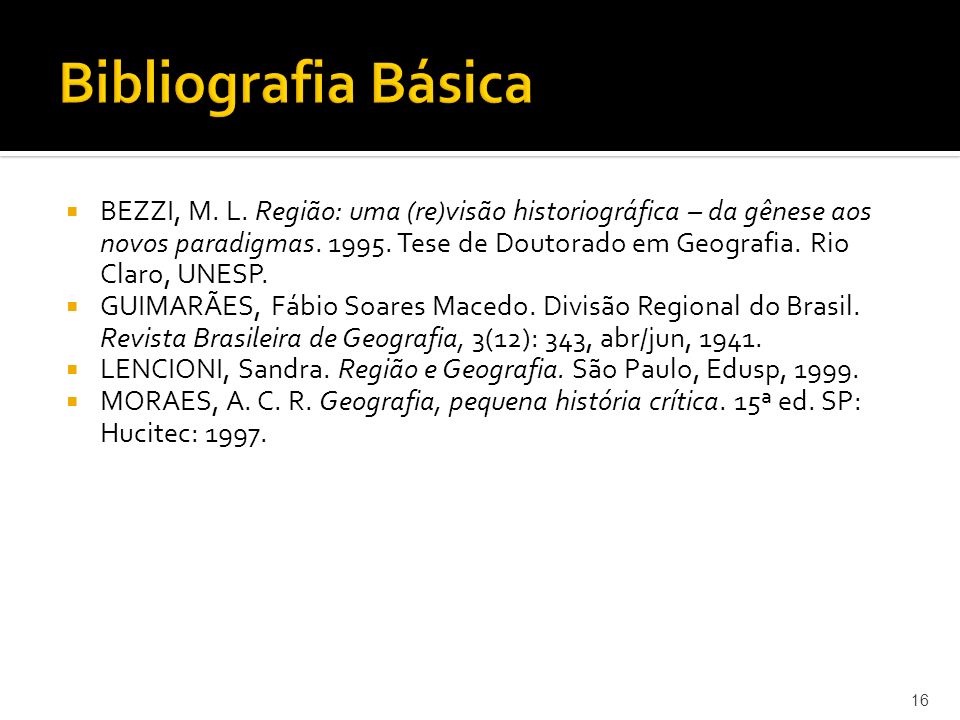 Bibliografia Básica