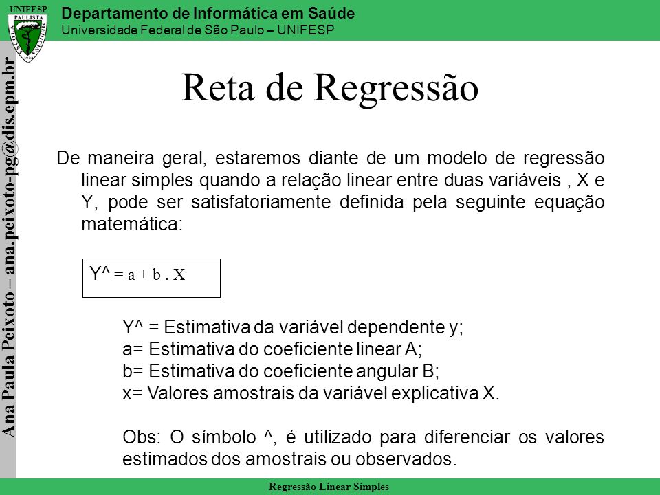 Regressão Linear Simples Ppt Carregar 0324