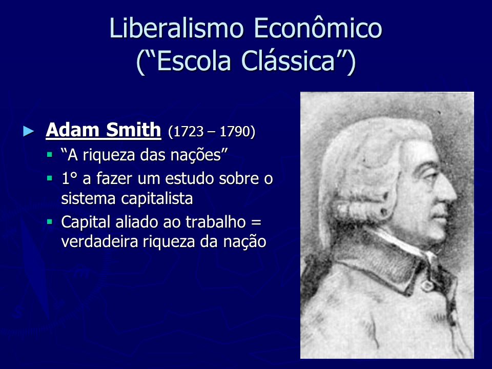 Liberalismo Econômico ( Escola Clássica )