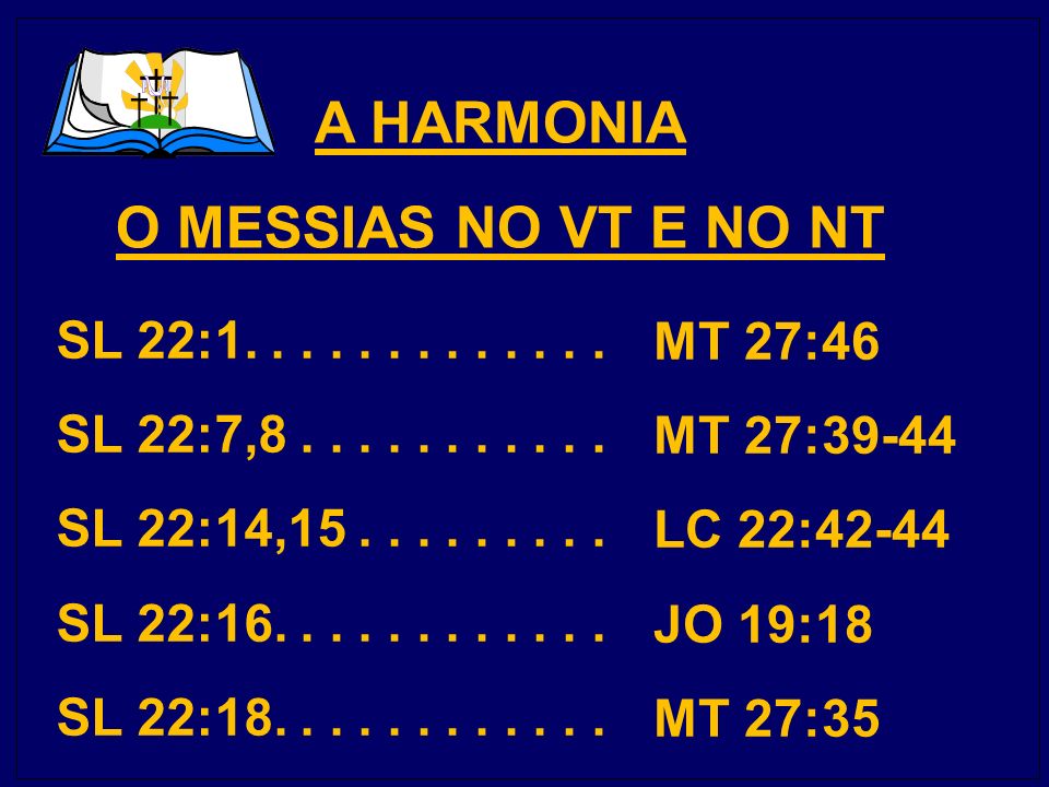 A HARMONIA O MESSIAS NO VT E NO NT