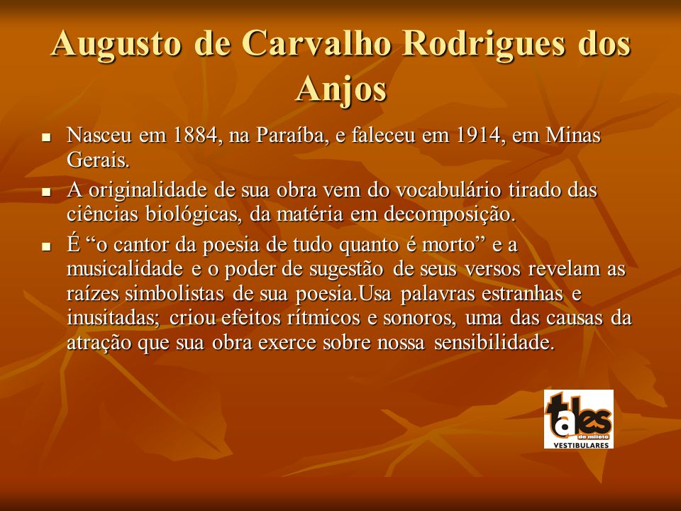 Augusto de Carvalho Rodrigues dos Anjos
