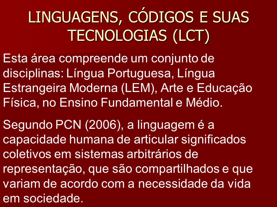 Linguagens, Códigos e suas Tecnologias – Educação Física - ppt