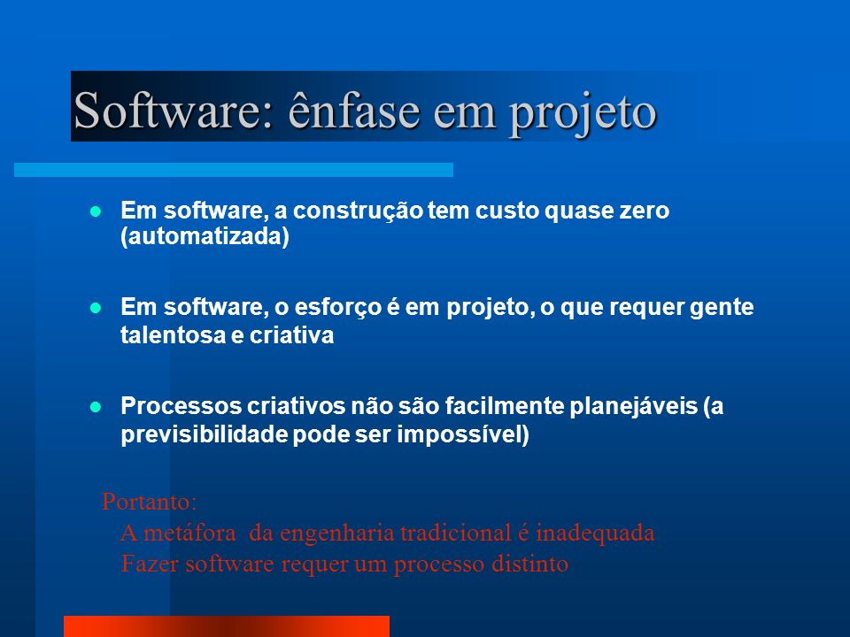 Software: ênfase em projeto