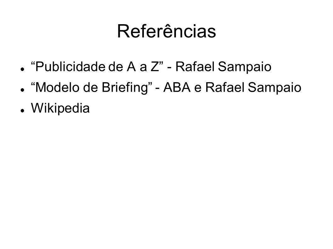 Referências Publicidade de A a Z - Rafael Sampaio