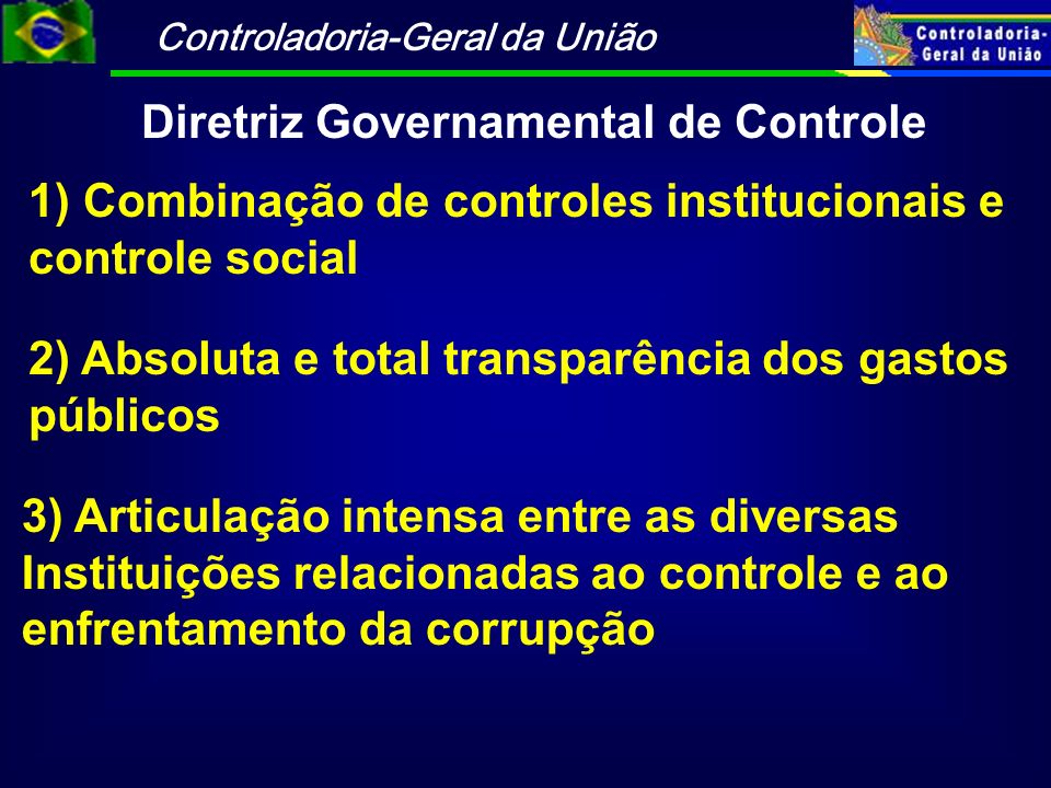 Diretriz Governamental de Controle