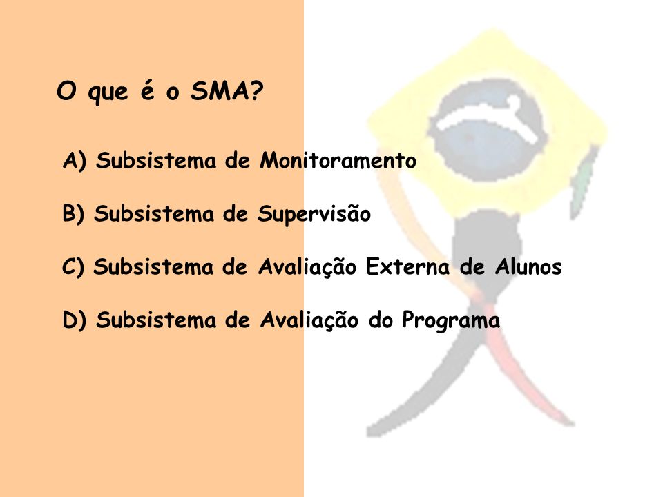 O que é o SMA Subsistema de Monitoramento B) Subsistema de Supervisão