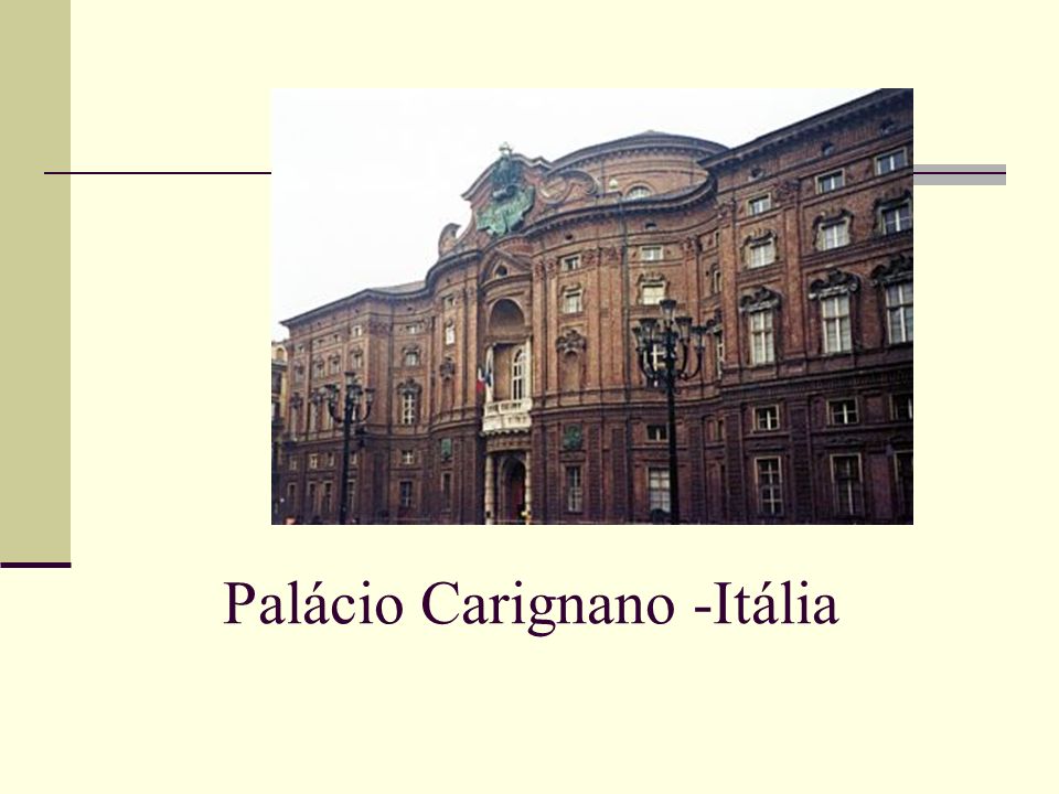 Palácio Carignano -Itália