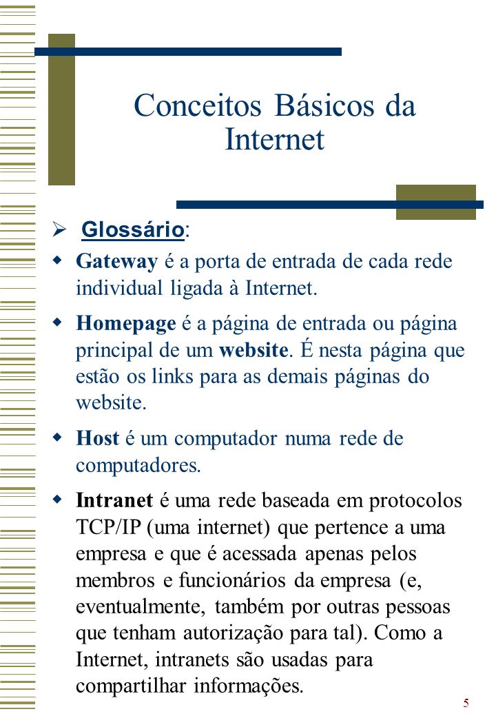 Glossário - Assuntos da Internet