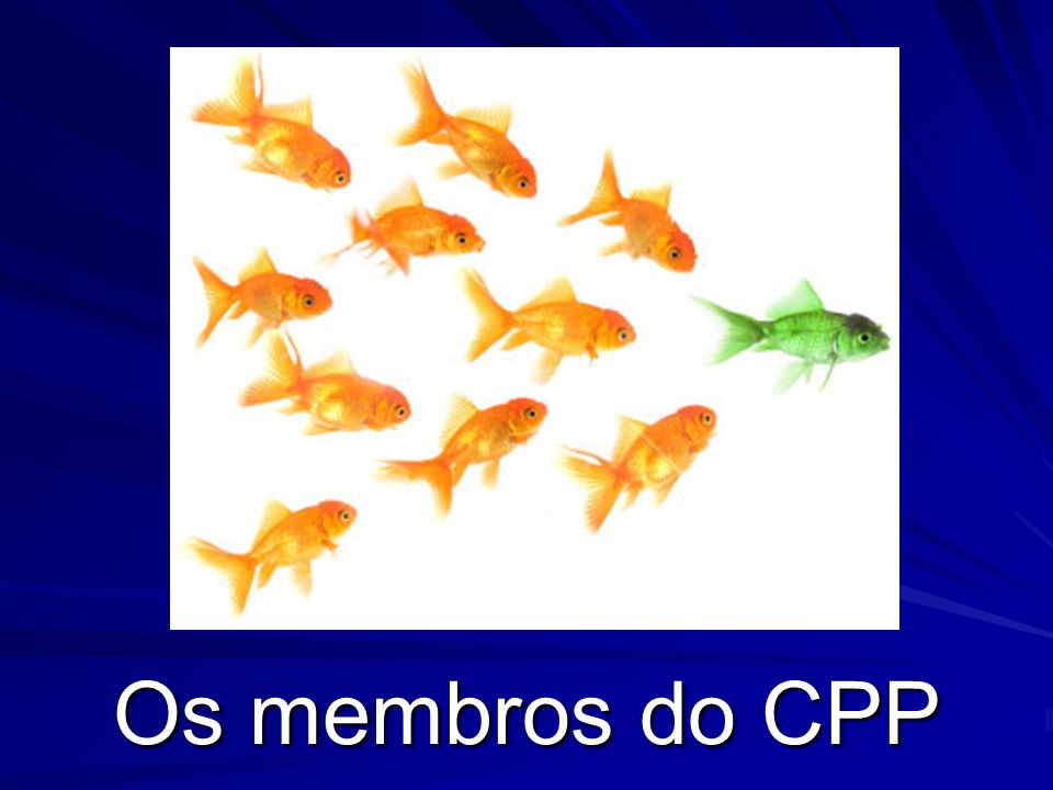 Os membros do CPP