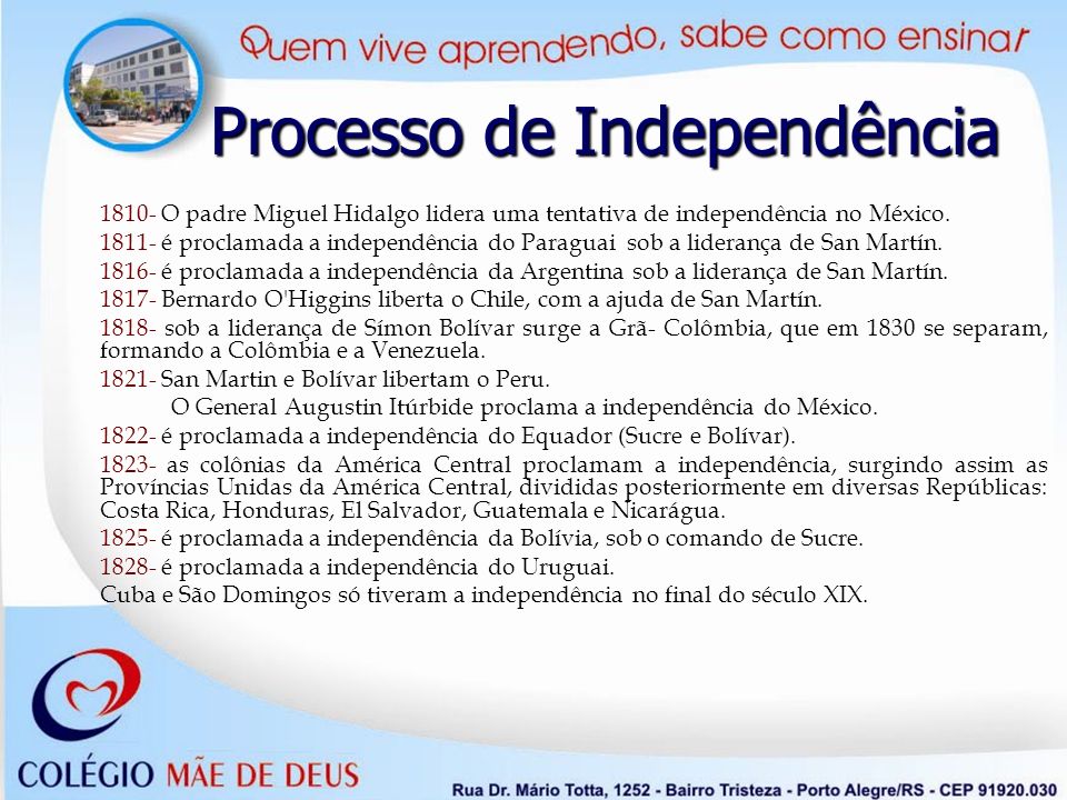 Processo de Independência
