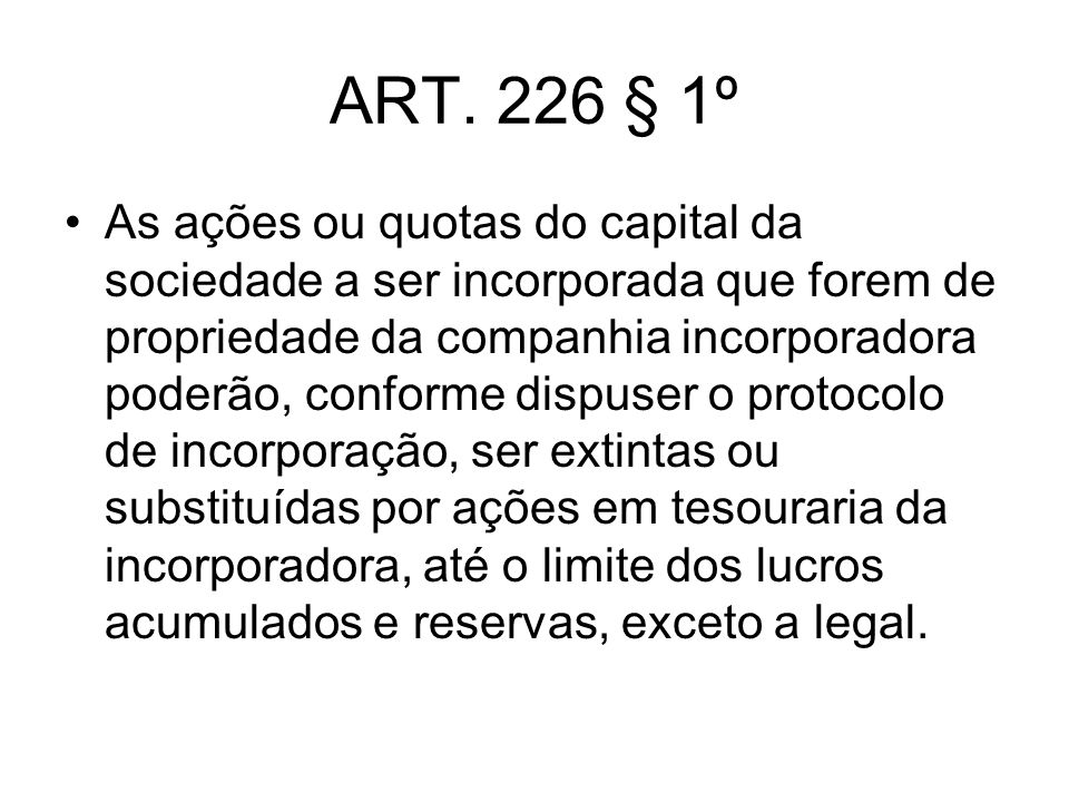 ART. 226 § 1º