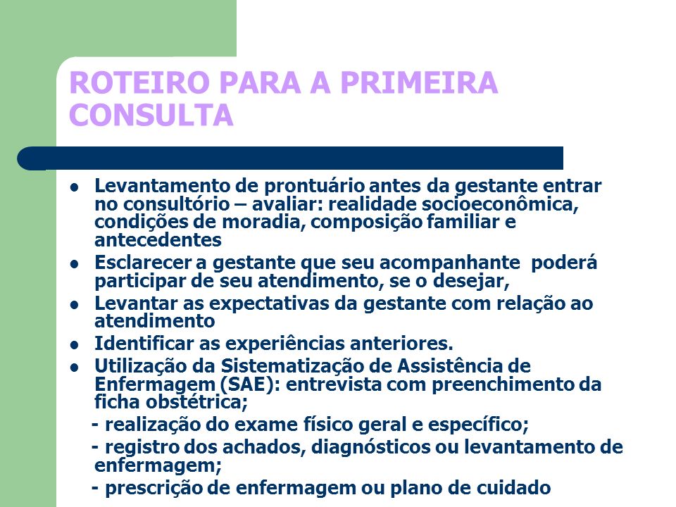 ASSISTÊNCIA DE ENFERMAGEM NO PRÉ-NATAL - ppt carregar ASSISTÊNCIA DE ENFERMAGEM NO PRÉ-NATAL - ppt carregar