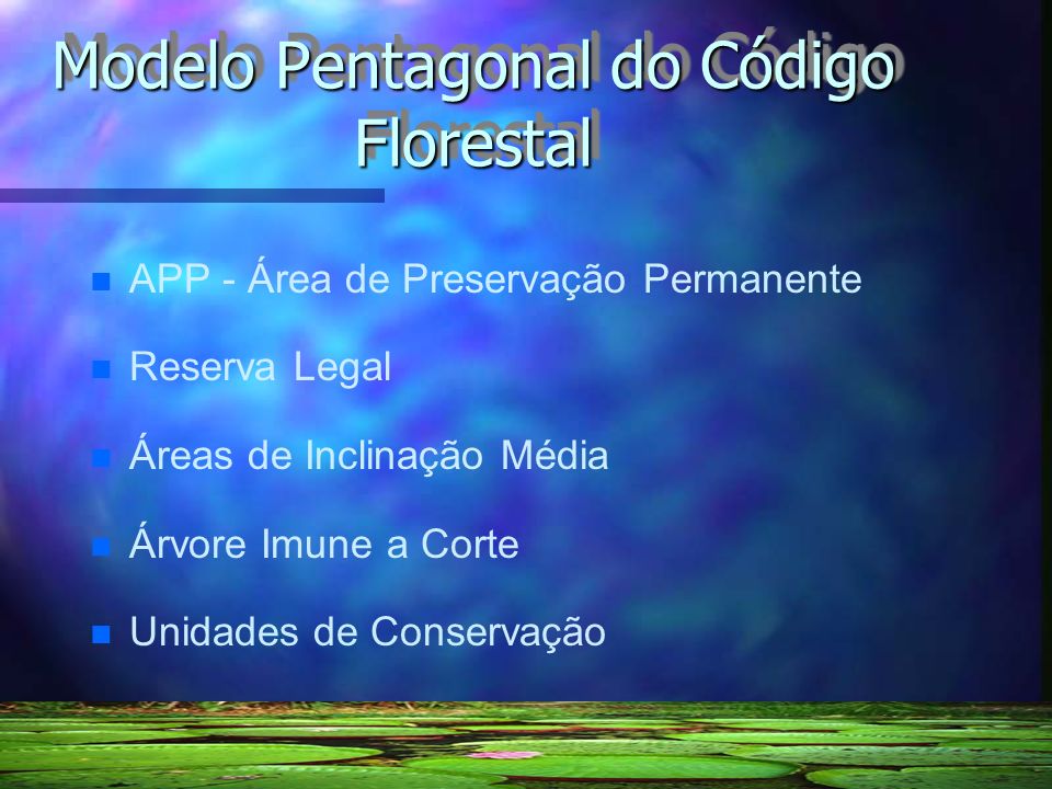 Modelo Pentagonal do Código Florestal
