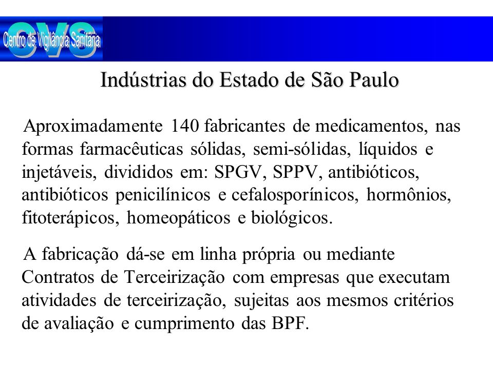 CVS Indústrias do Estado de São Paulo