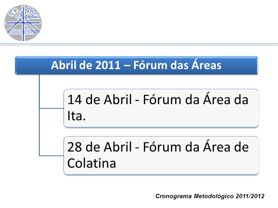 Abril de 2011 – Fórum das Áreas