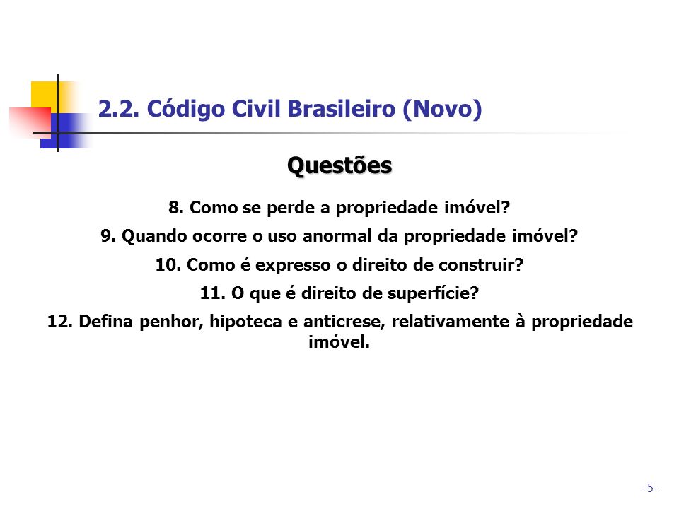 2.2. Código Civil Brasileiro (Novo)