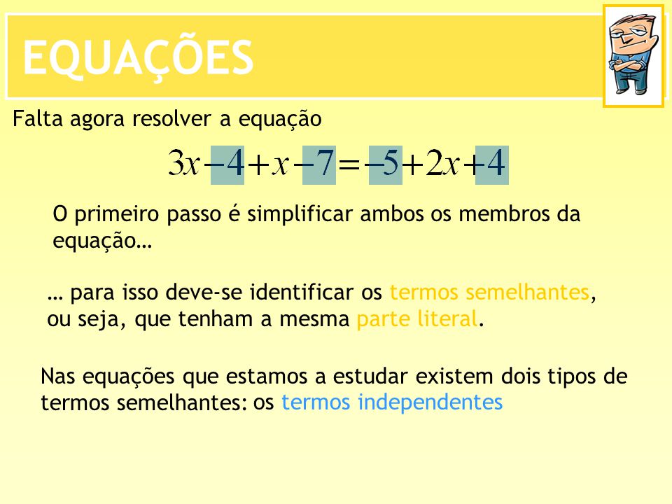 Equações. - ppt carregar