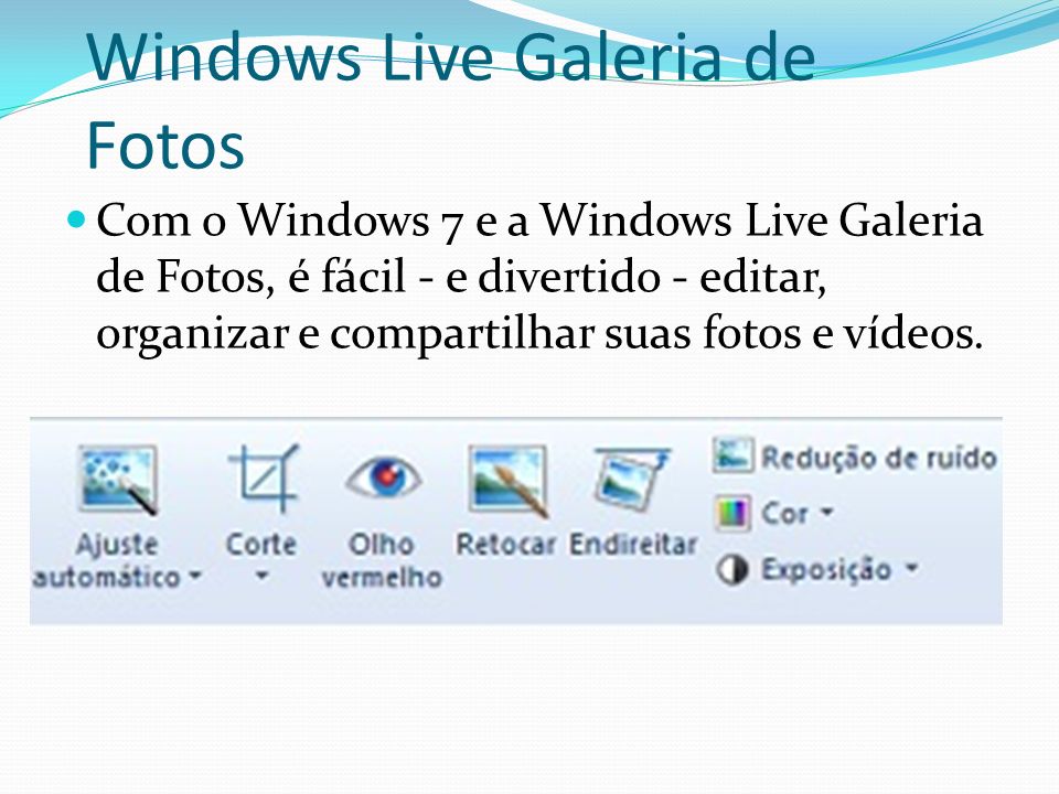 Windows Live Galeria de Fotos