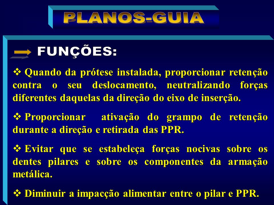 PLANOS-GUIA FUNÇÕES: