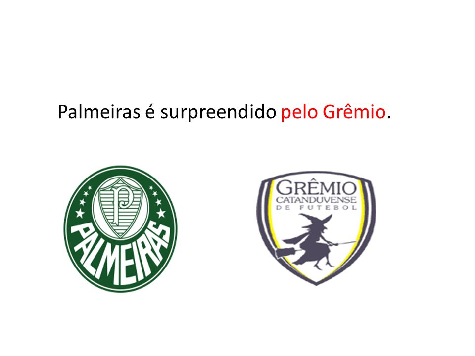Palmeiras é surpreendido pelo Grêmio.