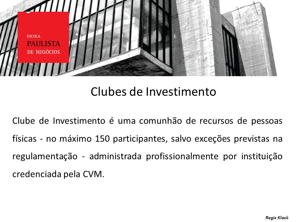 Clubes de Investimento
