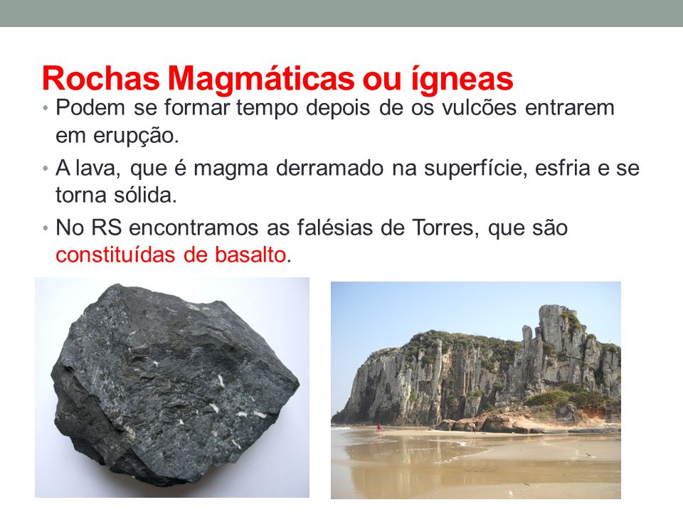 Rochas Magmáticas ou ígneas