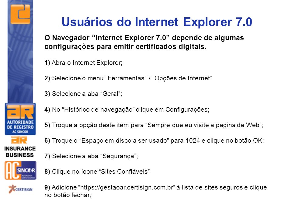 Usuários do Internet Explorer 7.0
