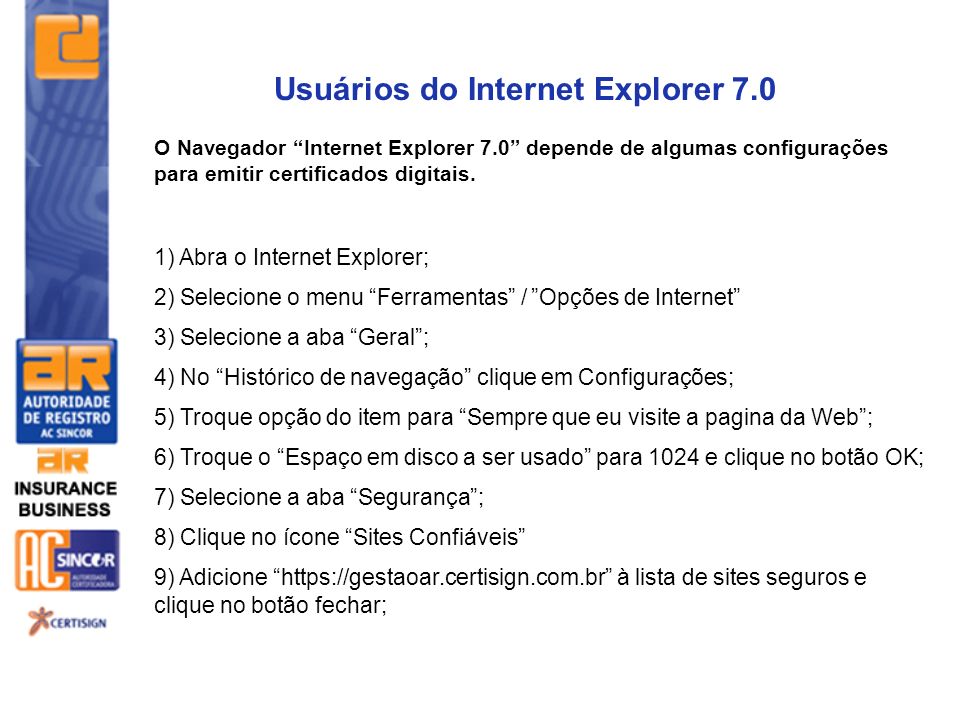 Usuários do Internet Explorer 7.0