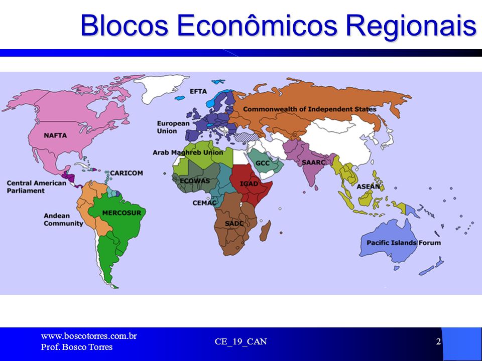 Blocos Econômicos Regionais