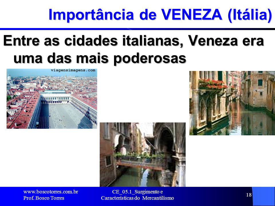 Importância de VENEZA (Itália)