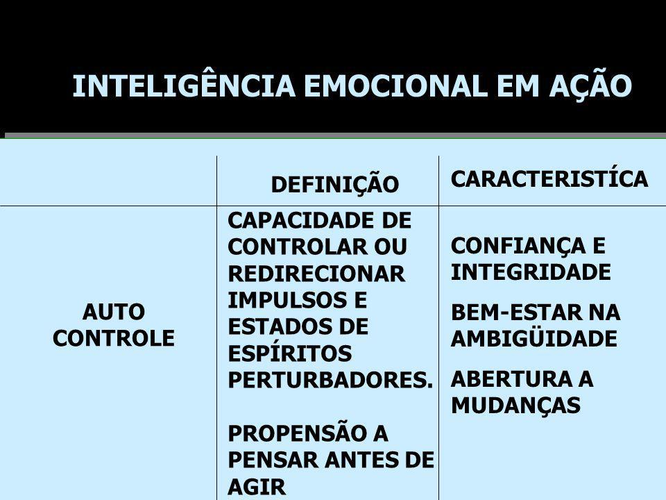 OS CINCO COMPONENTES DA INTELIGÊNCIA EMOCIONAL EM AÇÃO