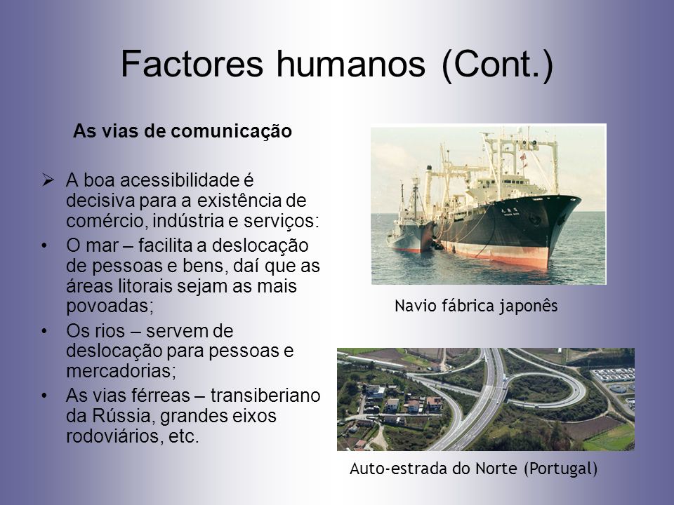 Factores humanos (Cont.)
