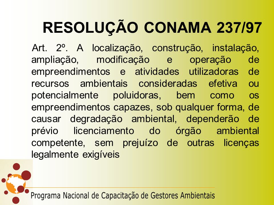 RESOLUÇÃO CONAMA 237/97