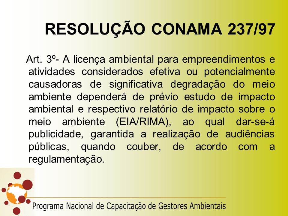 RESOLUÇÃO CONAMA 237/97