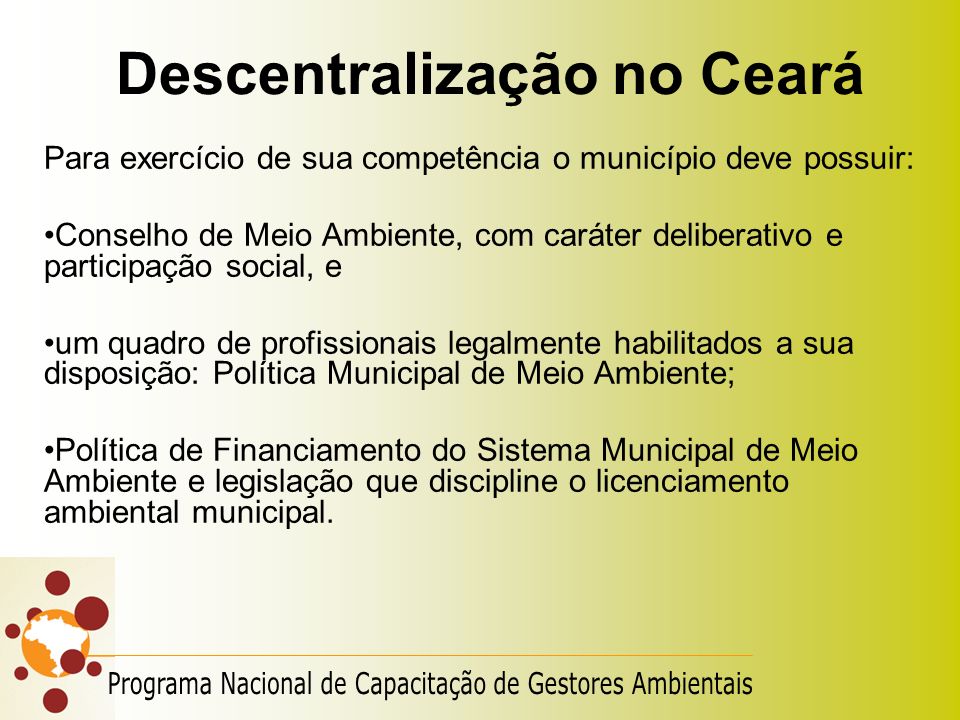 Descentralização no Ceará