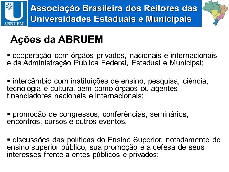 Associação Brasileira dos Reitores das Universidades Estaduais e Municipais