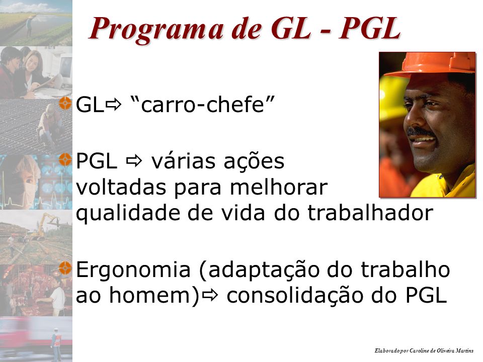 Programa de GL - PGL GL carro-chefe