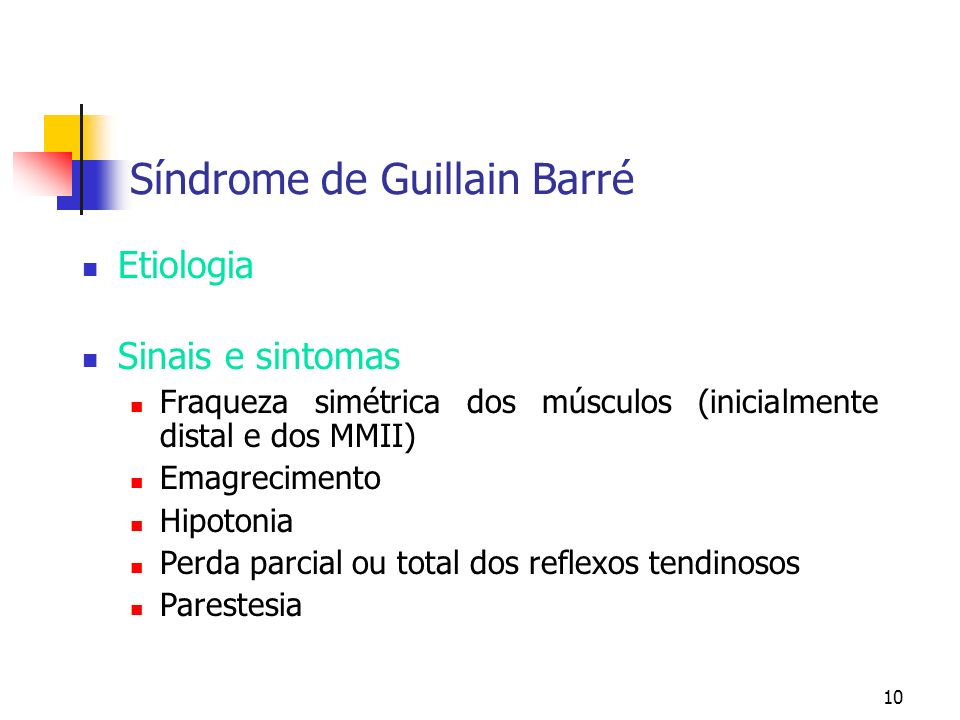 Síndrome de Guillain Barré