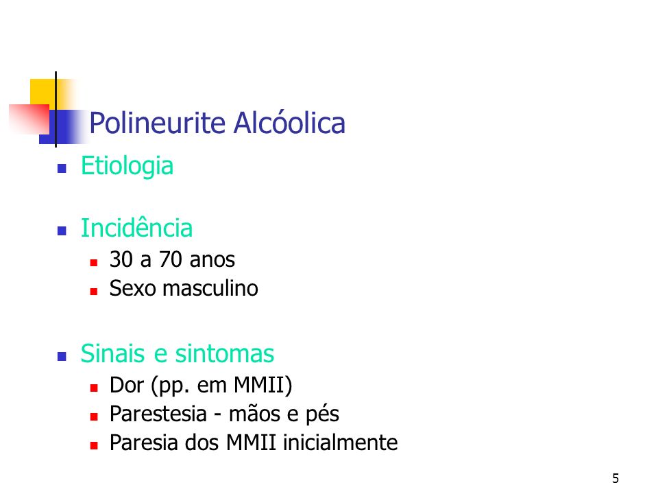 Polineurite Alcóolica