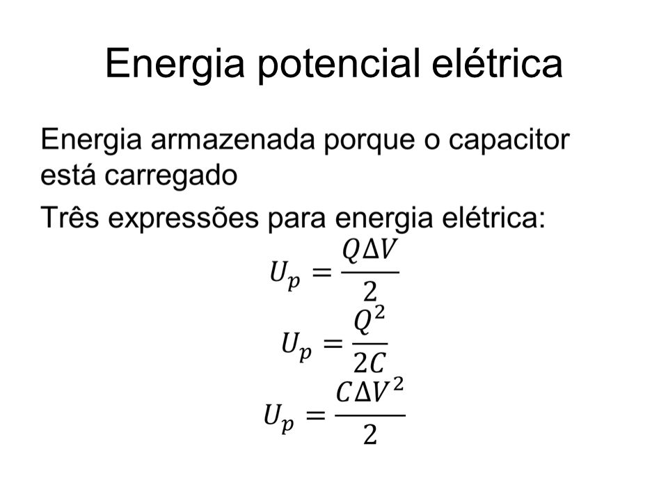 Energia potencial elétrica