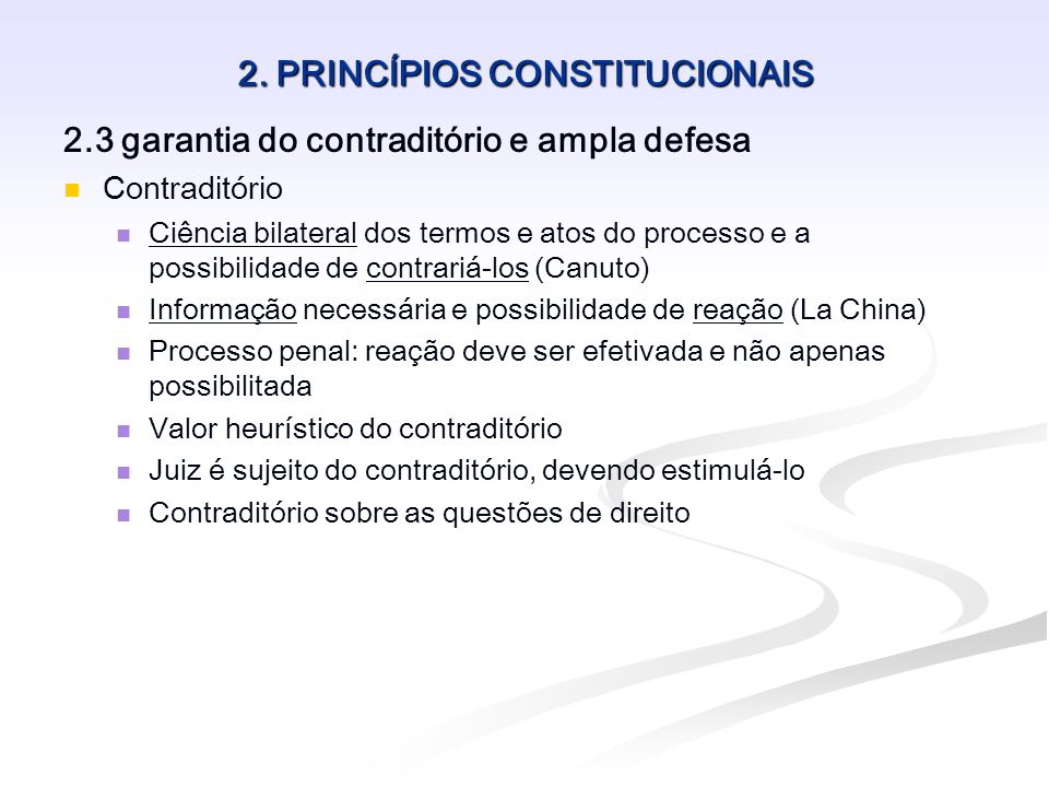 2. PRINCÍPIOS CONSTITUCIONAIS
