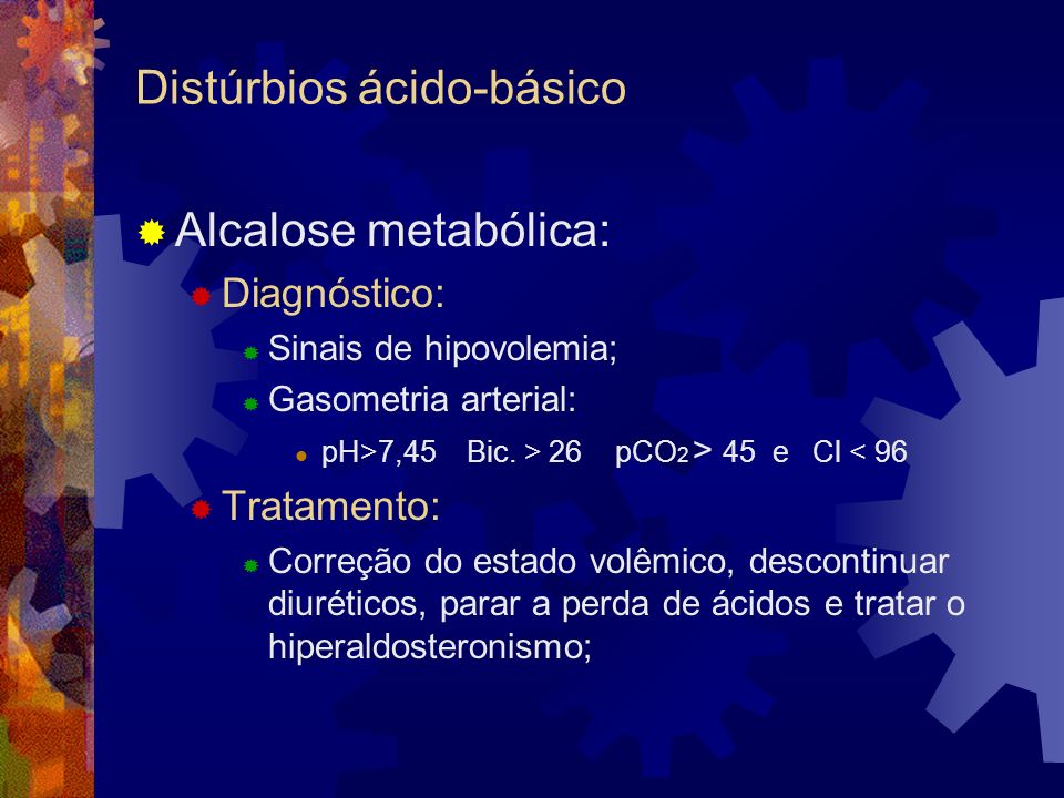 Distúrbios ácido-básico