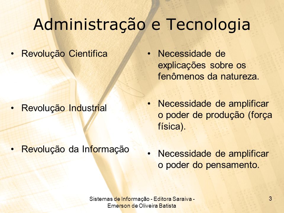 Administração e Tecnologia