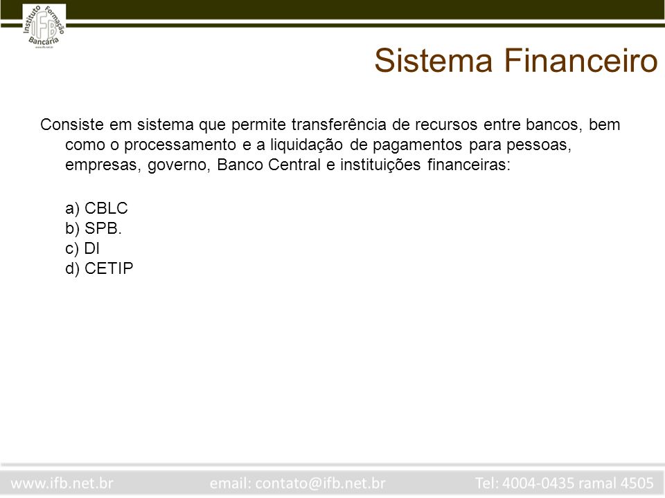 Sistema Financeiro